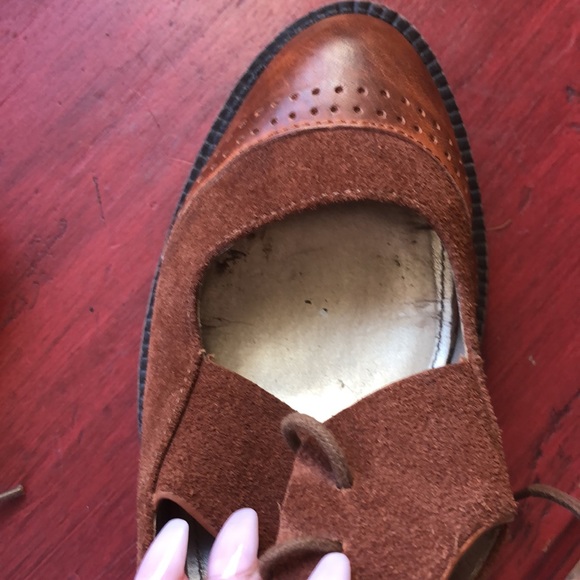 Reaction by Kenneth Cole lace up chunky heel. Size 7 1/2M - Picture 6 of 11